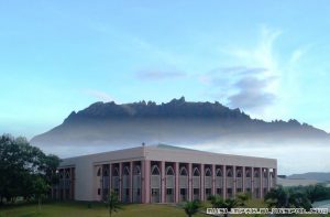 Wallpaper : Pusat Islam PKK + Gunung Kinabalu 1
