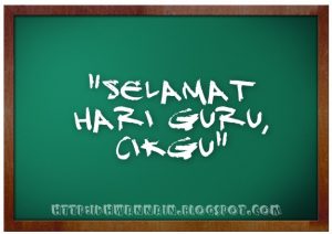 "Selamat Hari Guru... Cikgu" 1